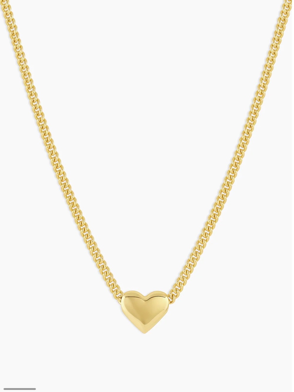 Gorjana Gold Lou Helium Heart Neck